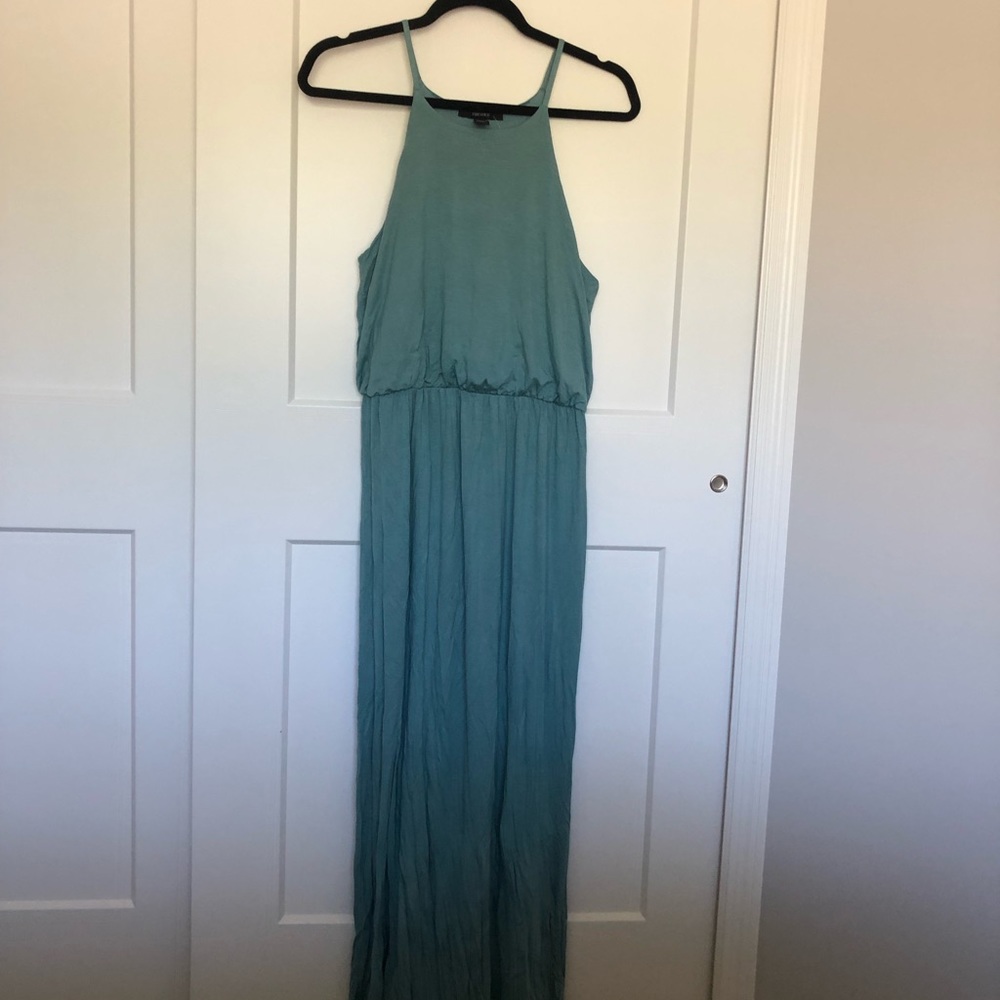 Floor Length Seafoam Maxi Dress